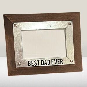 🆕- Pavilion Gift Company - Best Dad - 9.5"
× 7.5" Frame (Holds 4" × 6" Photo) -